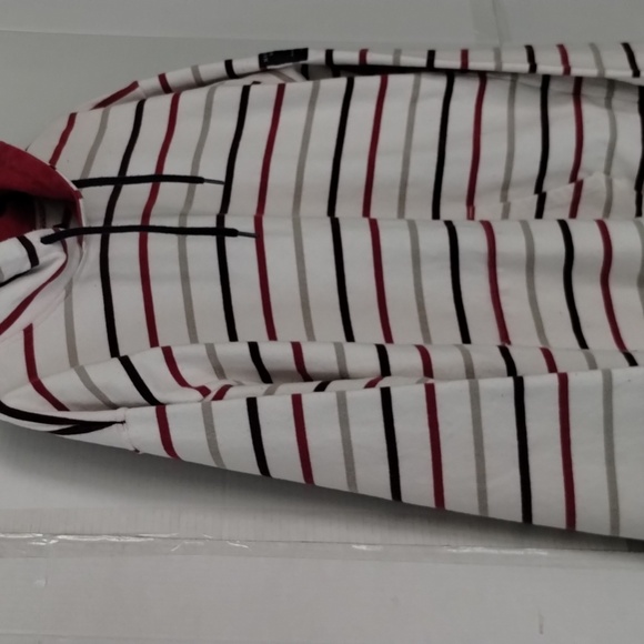 Nantucket Whaler stripe multicolor hoodie Sz medium men beachy old money preppy - Picture 4 of 11